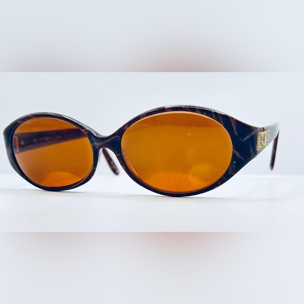 Liz Claiborne L507S Brown Oval Sunglasses Frames Only - Picture 2 of 8